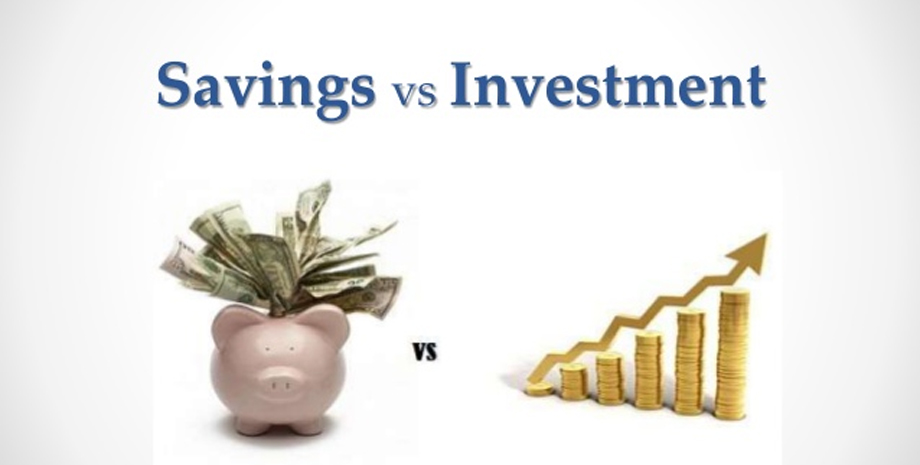 Saving vs investment banner